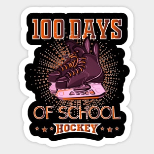 HAPPY 100 DAYS OF SCHOOL PERFECT FOR PURE FIELD HOCKEY LOVERS Sticker